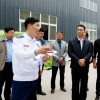 縣委書記李愛華帶領縣委辦等檢查木材加工和家具生產企業安全生產工作