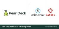 Pear Deck宣布與Schoology和Canvas學習管理系統集成