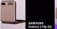 三星展示了GALAXY Z FLIP 5G智能手機