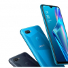 帶降陷屏的OPPO A12智能手機展出