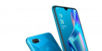 帶降陷屏的OPPO A12智能手機展出