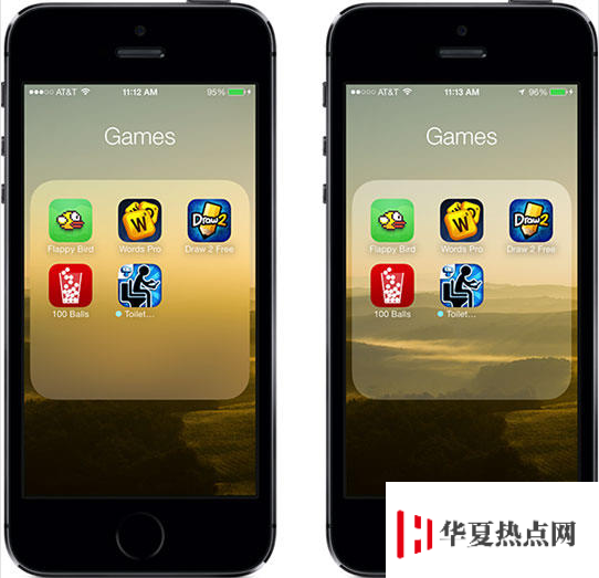 iOS7磨砂設計效果換成透明效果