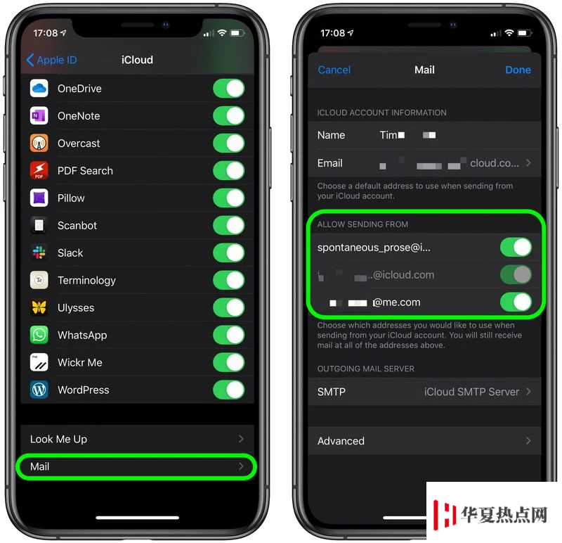 如何使用 iCloud 電子郵件地址別名收發郵件？