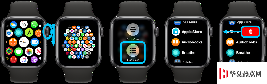 如何一次性查看所有的 Apple Watch 應用？