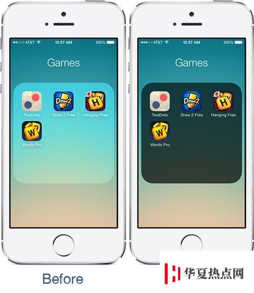 iOS7.1.2越獄插件推薦：文件夾背景和圖標變暗DarkFolders7
