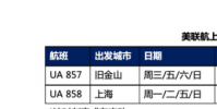 美聯航宣布10月21日恢復中美直飛
