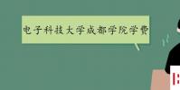 教育資訊:電子科技大學成都學院學費多少