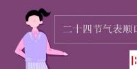 教育資訊:二十四節氣表順口溜