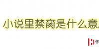 生活小知識:小說里禁臠什么意思?