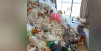 男租客退房后屋里垃圾半人高