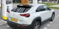 馬自達MX30直流充電測試峰值速率甚至不超過40kW