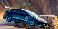 特斯拉Model3賽車在派克峰上