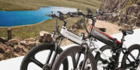 從歐洲運回的Samebike電動山地車價格高昂