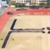 近2500名中學生貪吃蛇式跑操