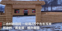 吉林農民用2萬玉米蓋黃金屋