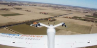 視頻用于發電的轉向無人機