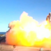 SpaceX星艦著陸時發生爆炸