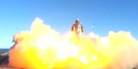 SpaceX星艦著陸時發生爆炸