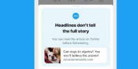 iOS上的Twitter現在會提示用戶閱讀文章然后再分享