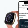 FitbitSpO2表盤使追蹤血液氧合更加容易