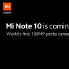 小米MI NOTE 10基準上市表明其已重命名CC9 PRO
