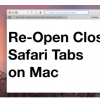 如何以簡單的方法重新打開Safari for Mac中最近關閉的選項卡