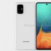 三星Galaxy A71渲染顯示打孔設計 四攝像頭設置