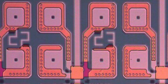 與第一次建立的半導體結構中的分子的電接觸