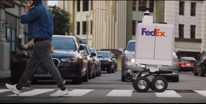 FedEx推出自動送貨機器人