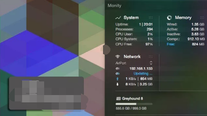 適用于Mac OSX的最佳系統監視器