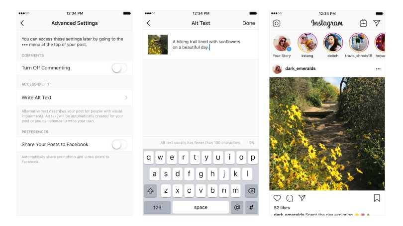 Instagram為視障人士添加了物體檢測，替代文字
