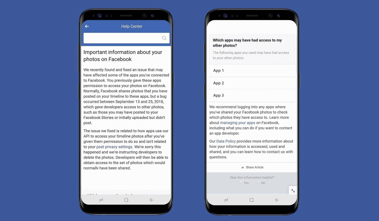 Facebook漏洞曝光了680萬用戶的私人照片