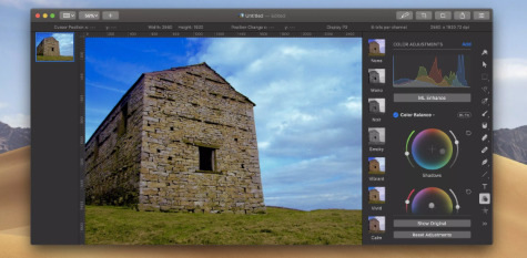 Pixelmator Pro增加了重新設計的色彩平衡工具 新的調整大小模式等等
