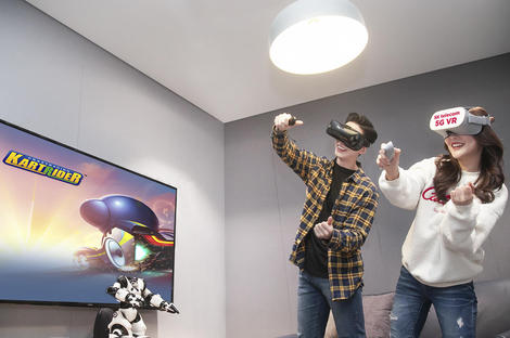 SK電信和KT在VR游戲中推動5G