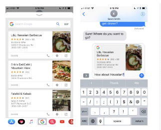 Google搜索結果現已在Apple的iMessage應用程序抽屜中提供