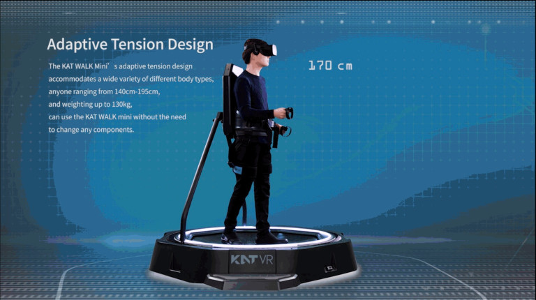Kat Walk Mini承諾為游戲中的運動提供緊湊實惠的VR跑步機