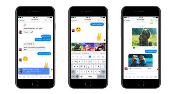 Facebook標志著13年的新朋友日視頻和Messenger GIF