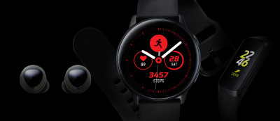 三星泄漏了Galaxy Buds，Galaxy Fit和Galaxy Watch Active可穿戴設備