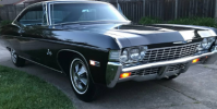 低里程1968 Chevrolet Impala是高級計時艙