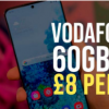 沃達豐的60GB 5G SIM交易每月僅需8美元