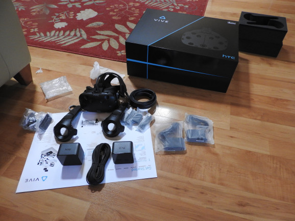 HTC Vive虛擬現實耳機的拆箱視頻