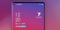 有媒體曝光疑似OPPO Reno 3 PRO 5G手機的正面渲染圖