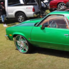 1985 年雪佛蘭 El Camino 26 英寸車輪標榜華麗的綠色油漆