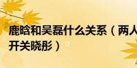 鹿晗和吳磊什么關系(兩人的成長發展都躲不開關曉彤)