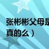 張彬彬父母是做什么的（網曝張彬彬富二代是真的么）