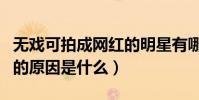 無戲可拍成網紅的明星有哪些(他們無戲可拍的原因是什么)