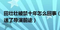 田壯壯被禁十年怎么回事(田壯壯拍了什么葬送了導演前途)