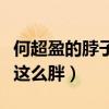 何超盈的脖子怪怪的（何超盈現在怎么會變得這么胖）