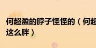 何超盈的脖子怪怪的(何超盈現在怎么會變得這么胖)
