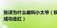 張譯為什么被叫小太爺(娛樂圈沉浮多年終于成功走紅)